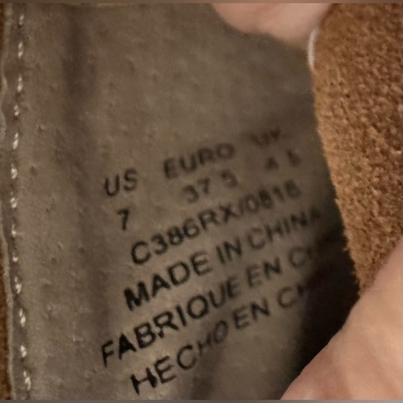 Kelsi Dagger Brooklyn Logan Fawn Thigh High Suede Boots Stacked Heel Chic Size 7 - Picture 8 of 11